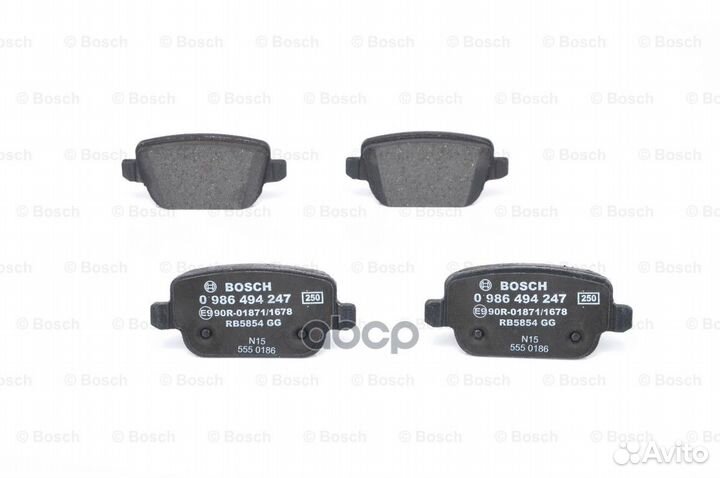 0 986 494 247 1256 00 1566234 колодки диско