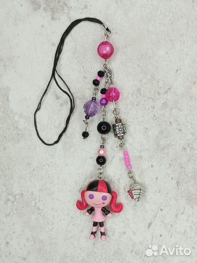 Брелок монстер хай эмо ручной работы