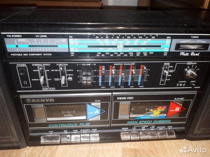 Магнитола sanyo MTW 5 япония вечная техника