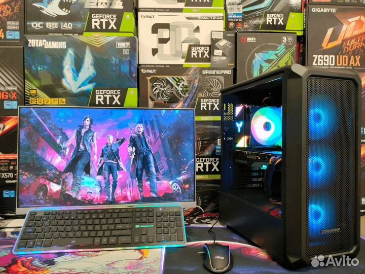 Мощный i7-12700F RTX 3070Ti 8GB DDR5 16GB 512 GB N