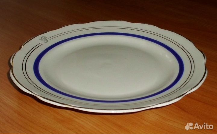 Тарелка мелкая 20 см Коростень СССР - 2 шт