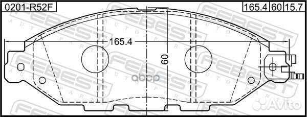 Колодки тормозные передние nissan pathfinder R5