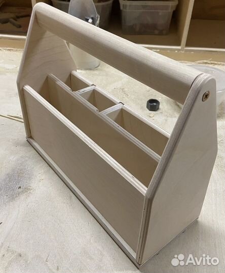 Органайзер для канцелярии деревянный