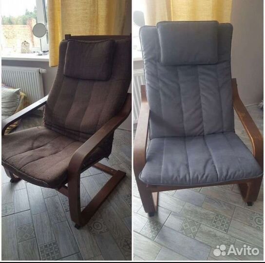 Перетяжка и ремонт мягкой мебели