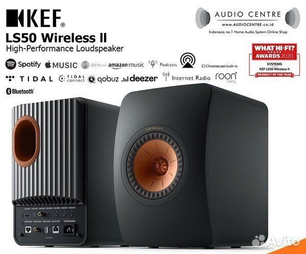 Активная полочная акустика KEF LS50 Wireless II