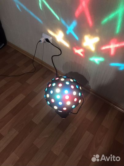 Шар диско гирлянда