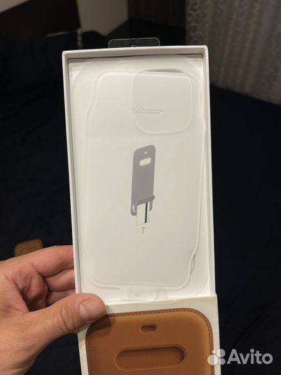 Оигинальный чехол Apple leather Sleeve 12 pro max