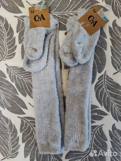 Женские носки гольфы C&A новые 35-38