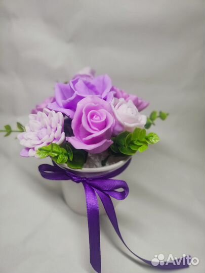 Букет цветов из мыла