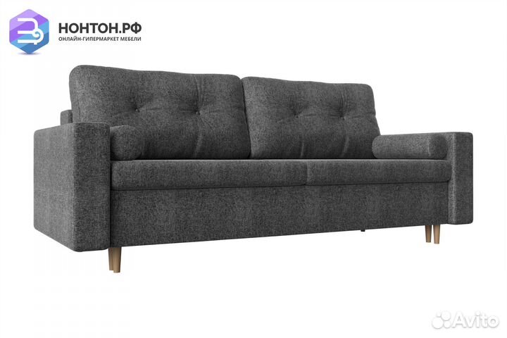 Диван пантограф Белфаст рогожка серая