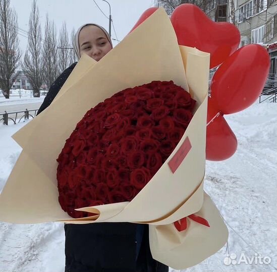 Авторские букеты гиганты, доставка по городу