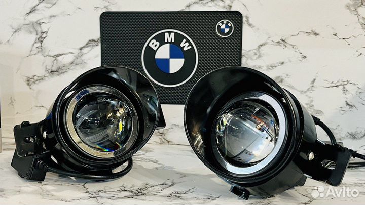 Лазерные BI-LED противотуманки bmw x5 e53 Premium