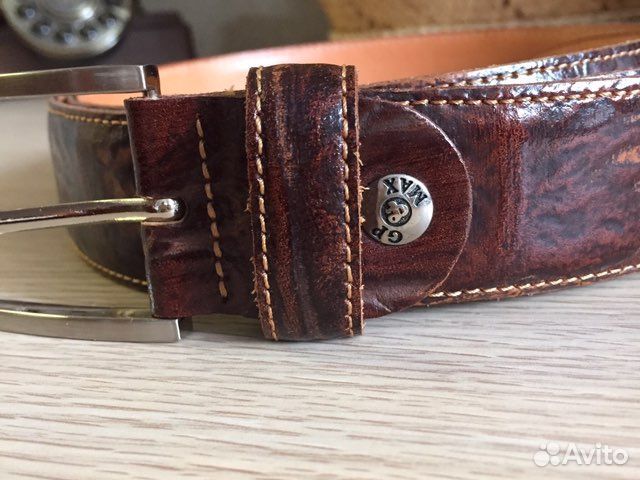 Ремень мужской Италия кожаный