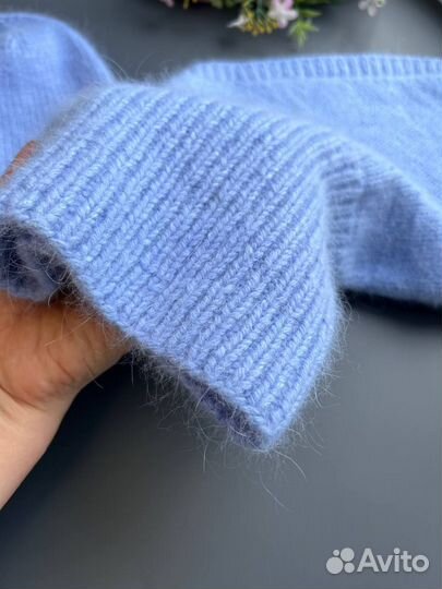 Комплект Шапка вязаная и снуд, ручная работа