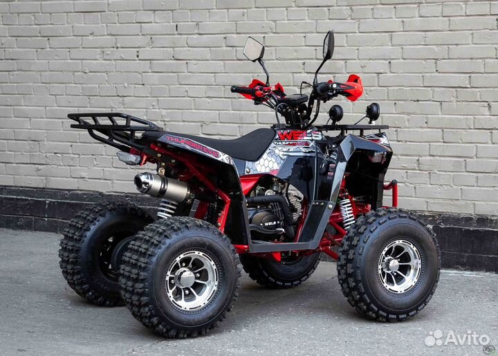 Детский квадроцикл Wels Thunder Evo черно-красный