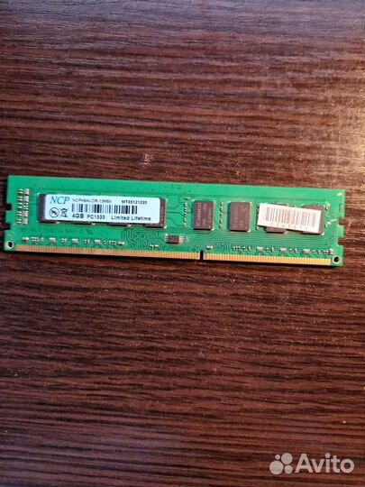 Оперативная память NCP ddr3 4 gb