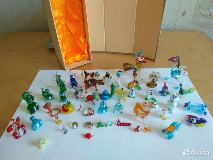 Стеклянные фигурки