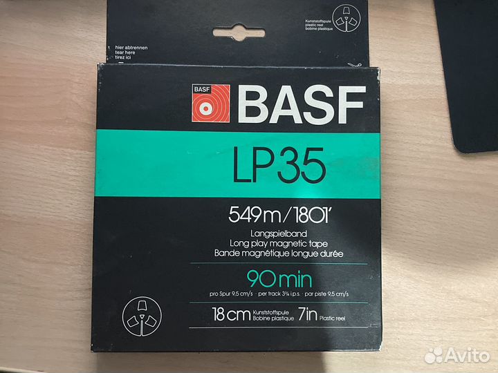 Магнитная лента basf LP35 18 катушка 549 м