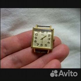 Часы Позолоченные (AU5), кулон женские ЧАЙКА-17 камней механические. Сделано в СССР. Рабочие.