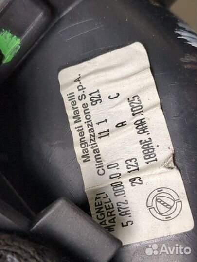 Двигатель отопителя Fiat Punto, 2001