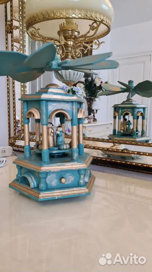 Музыкальная шкатулка дерево винтаж мебель киоск