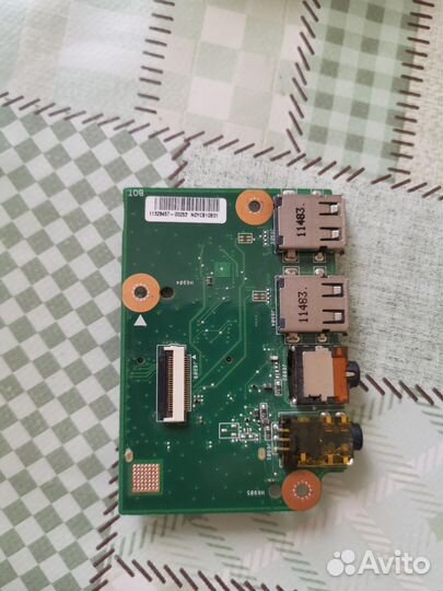Плата аудио USB разъемы для ноутбука DNS A17