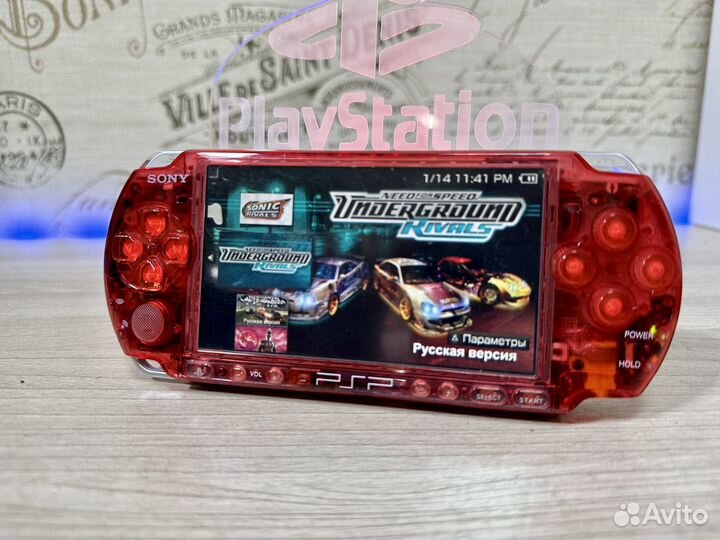 PSP 3008 + игры, прошивка