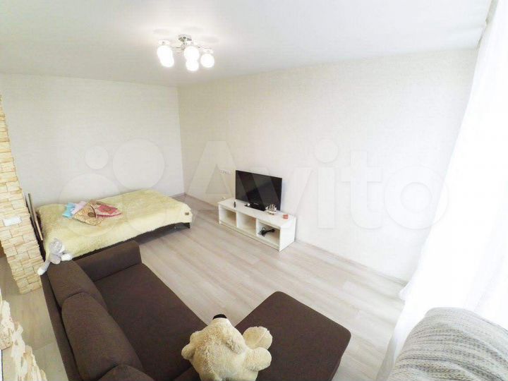 Квартира-студия, 40 м², 2 кровати