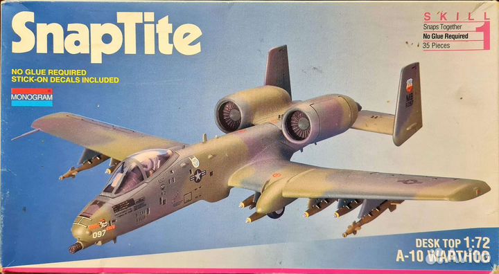 Молель самолёта A-10 warthog monogram 1:72