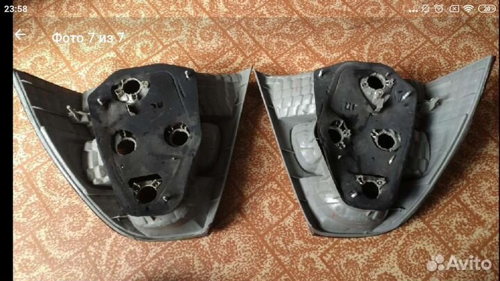 Фонари задние на Toyota Corolla бу