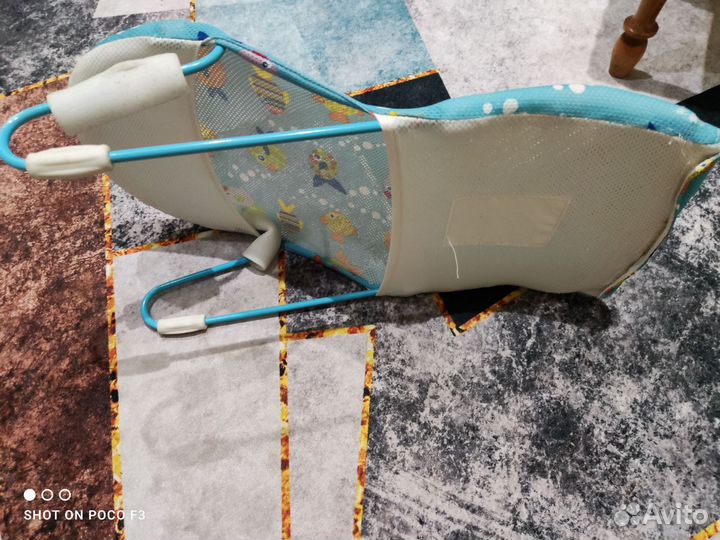 Горка для купания новорожденного тканевая