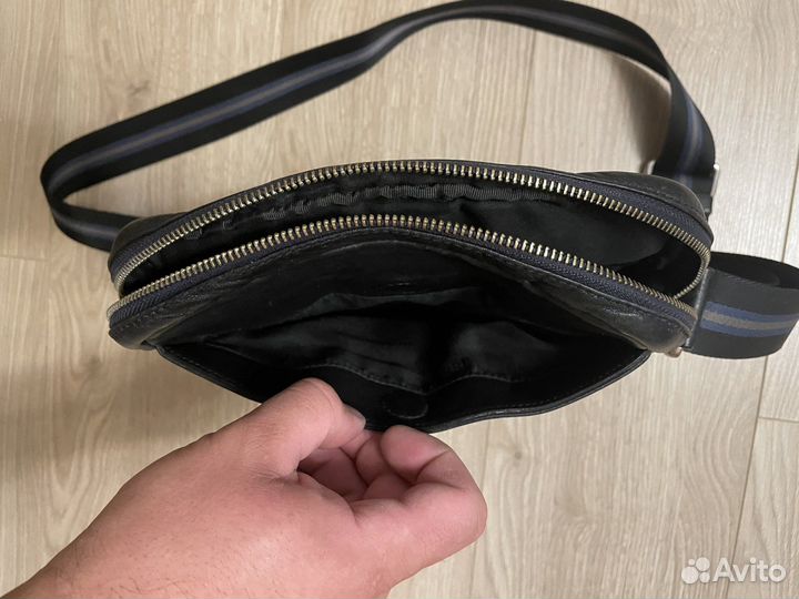 Мужчкая кожаная Сумка Cerruti 1881