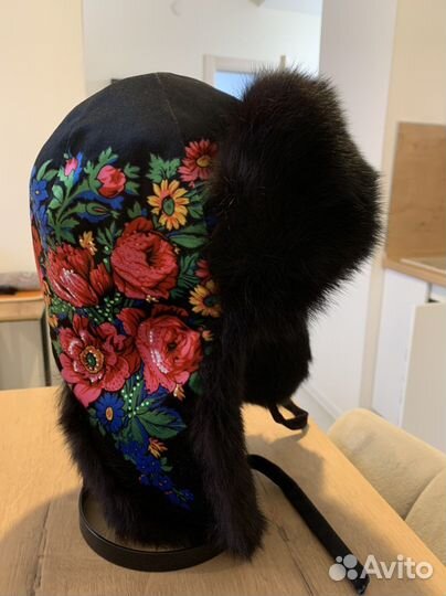 Шапка ушанка из кролика ручная работа