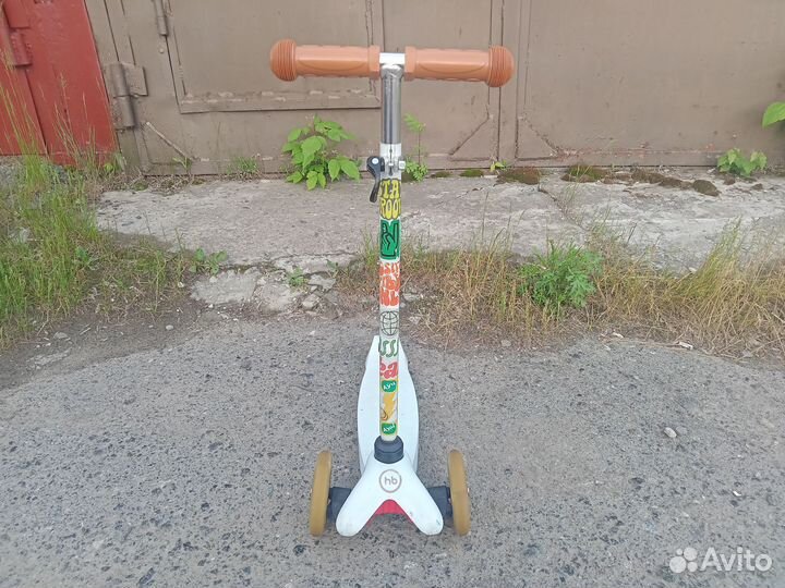 Самокат детский happy baby 3-х колёсный