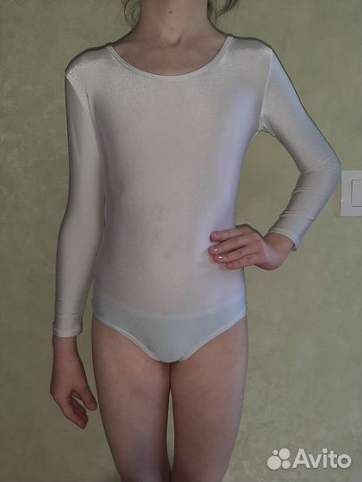 Купальник гимнастический/для танцев, рост 122-128