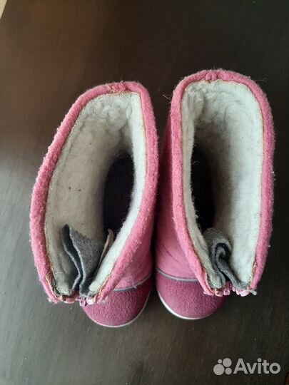 Валенки для девочки размер 25 розовые