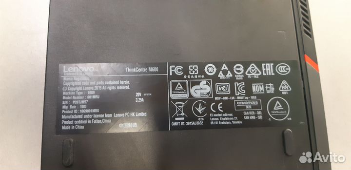 Неттоп lenovo m600