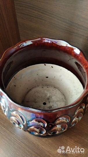 Кашпо керамическое для цветов