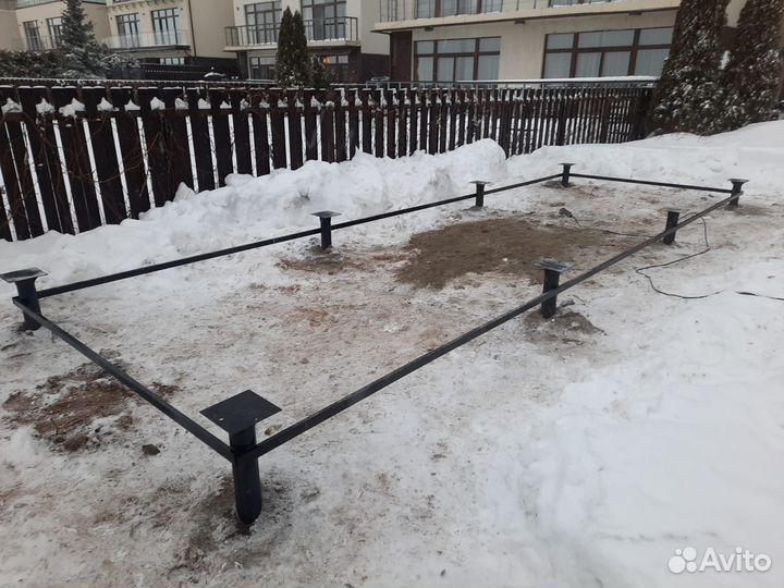 Винтовые сваи с завода