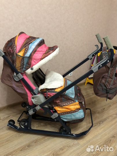 Санки коляска ника 7 3