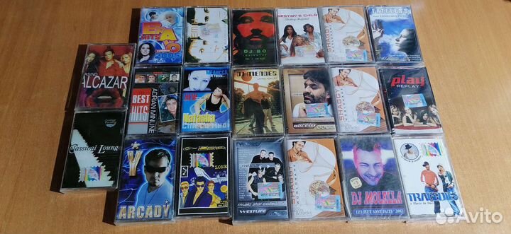 20 аудиокассет. Зарубежка. Запечатка