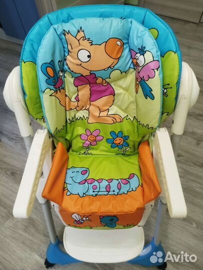 Стульчик для кормления chicco polly