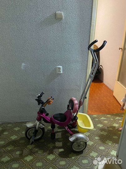 Детский трех колесный велосипед