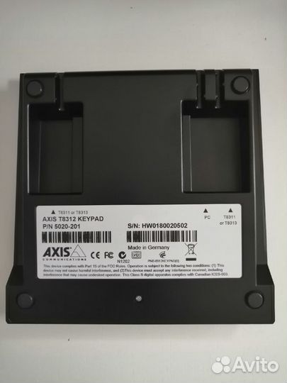 Axis T8312 keypad для управления видеонаблюдением