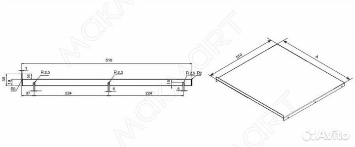 Защитный экран под варочную панель