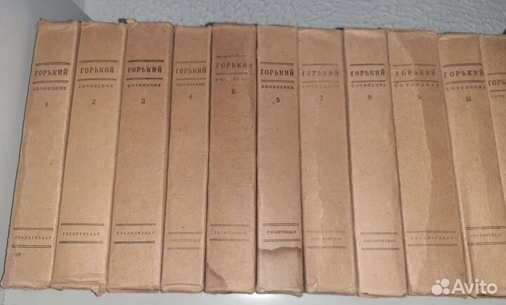 Книги Собрание сочинений Горького