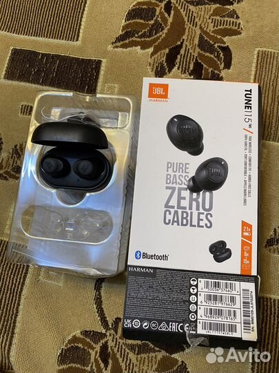 Беспроводные наушники jbl115twsblk