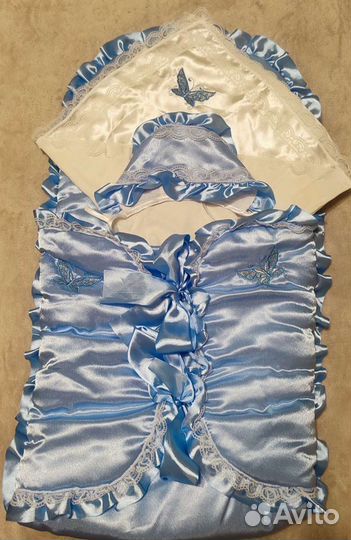 Конверт на выписку для мальчика летний