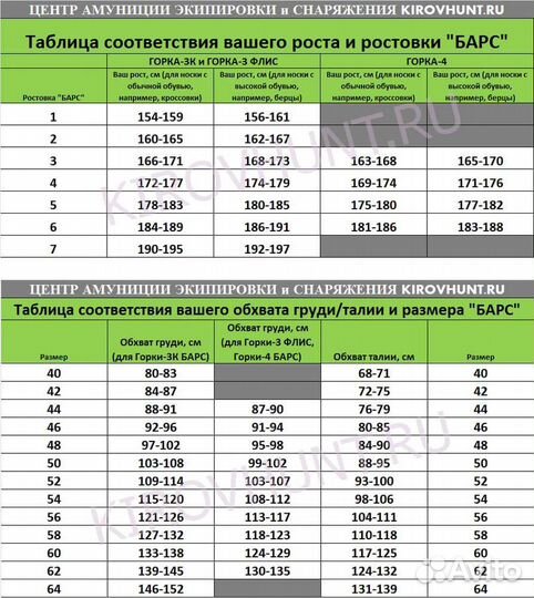 Костюм горка от, барс 