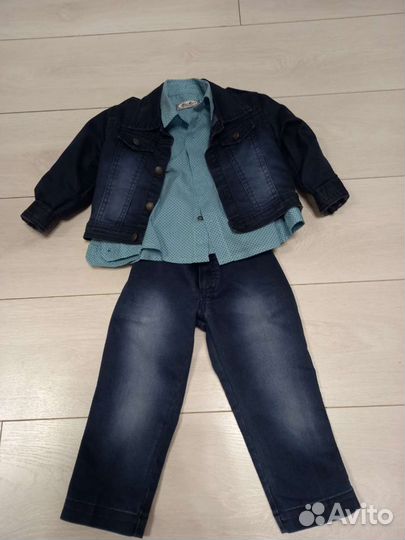 Костюм для мальчика джинсовый
